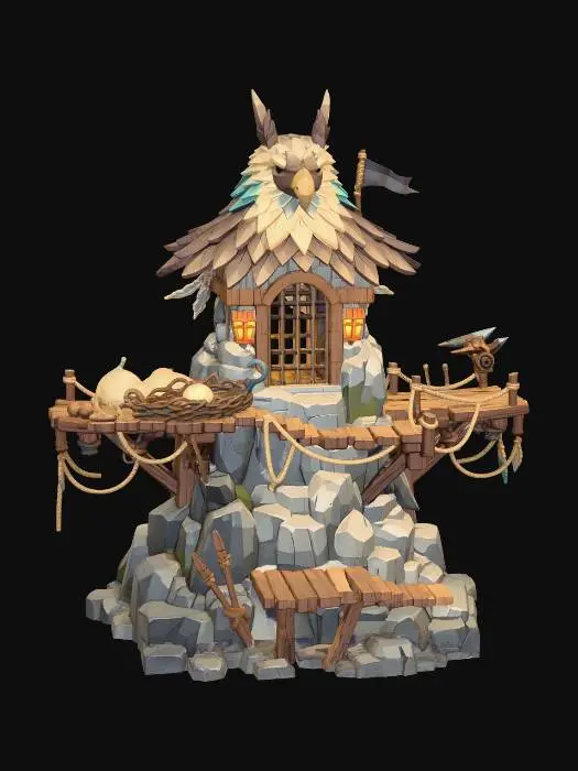 3D model for Feathercrest Aerie