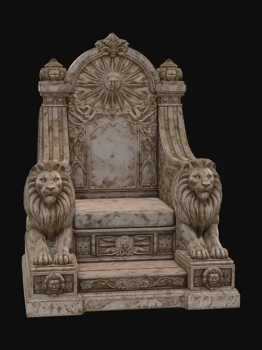 3D model for Throne of the Sun and Lions