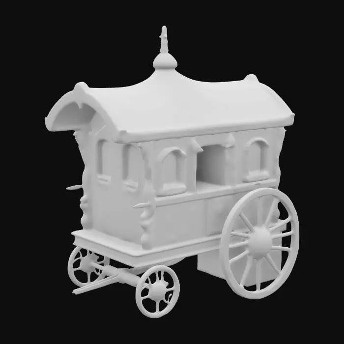 3D model for Circus Wagon