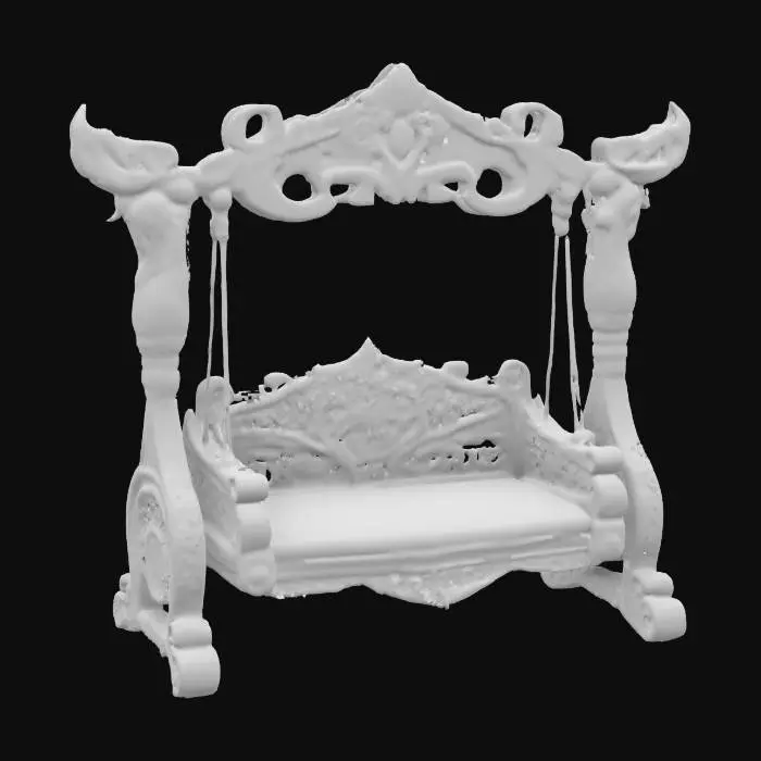3D model for Ornate Wooden Swing