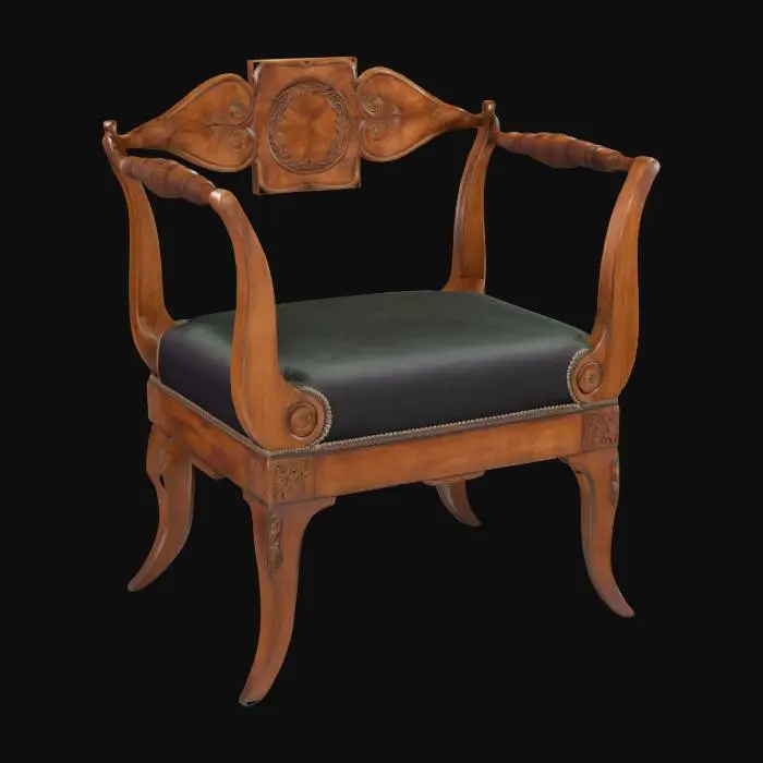 3D model for Neoclassical Armchair