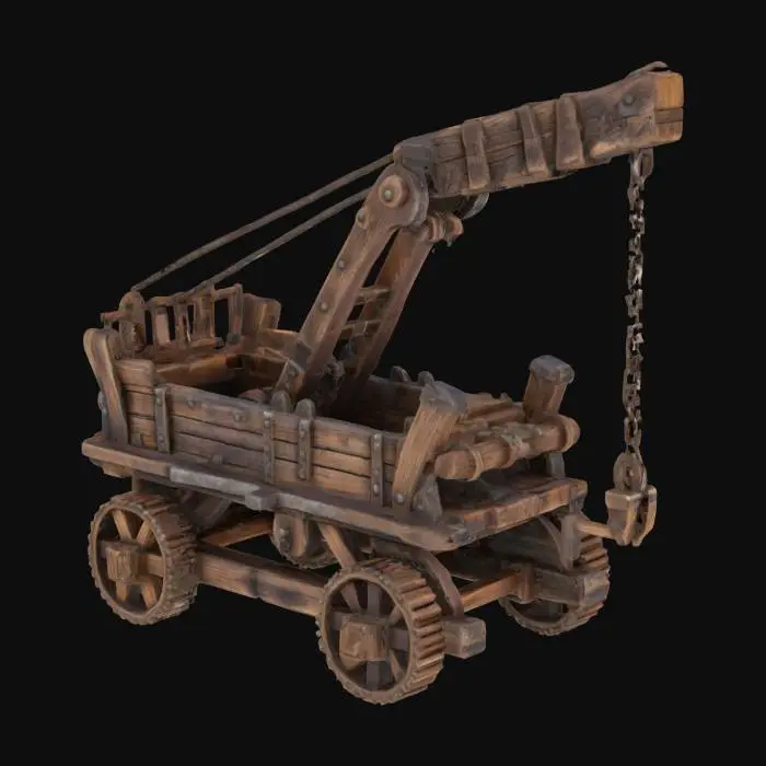 3D model for Medieval Siege Engine Model