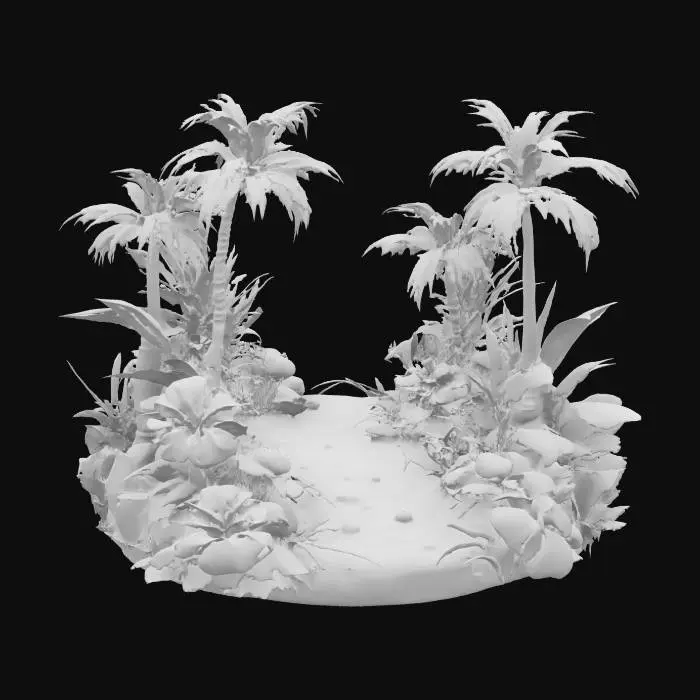 3D model for Tropical Paradise Pathway