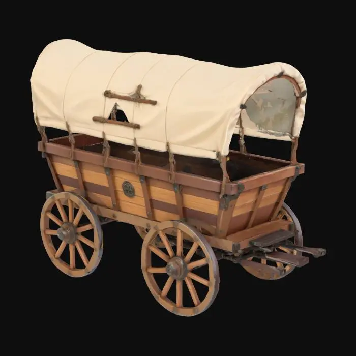 3D model for Pioneer Wagon