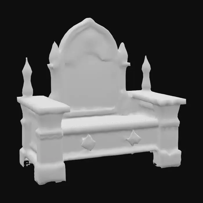 3D model for Regal Throne