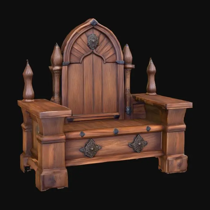 3D model for Regal Throne