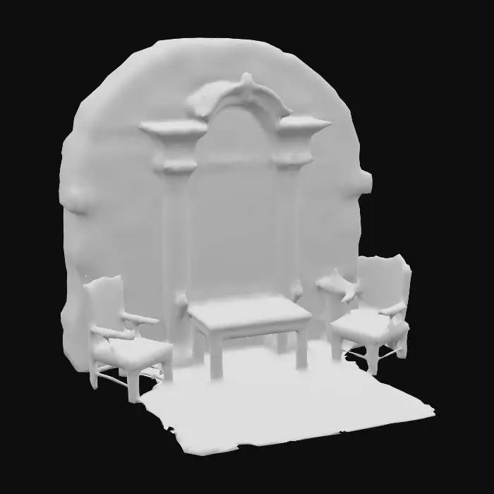 3D model for Throne Room Setting