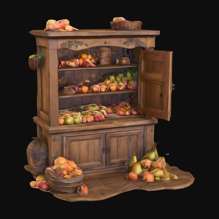 3D model for Fruitful Harvest Cupboard