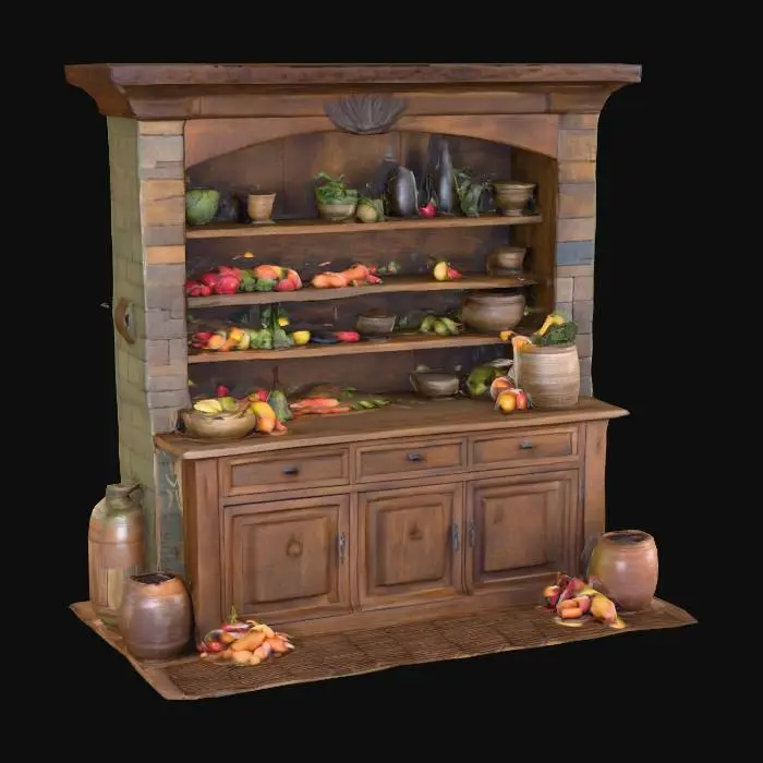 3D model for Rustic Pantry
