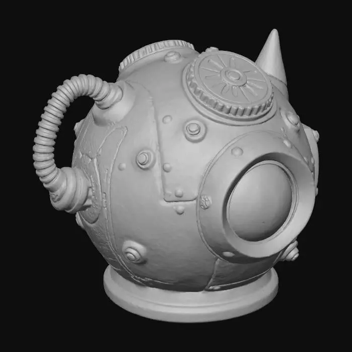 3D model for Steampunk Sentinel Sphere