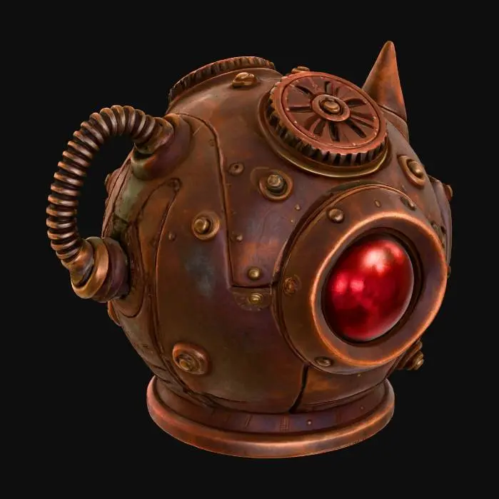 3D model for Steampunk Sentinel Sphere
