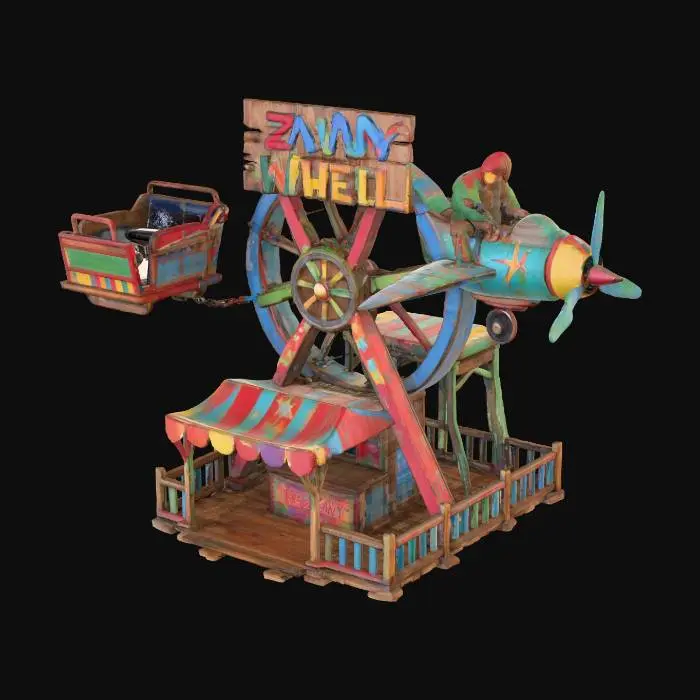 3D model for Zany Amusement Ride