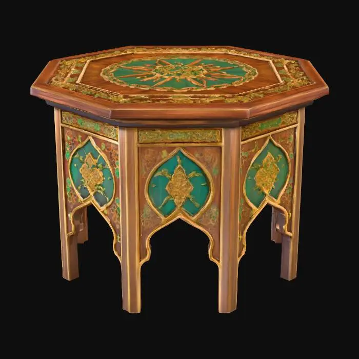 3D model for Moroccan Mosaic Table