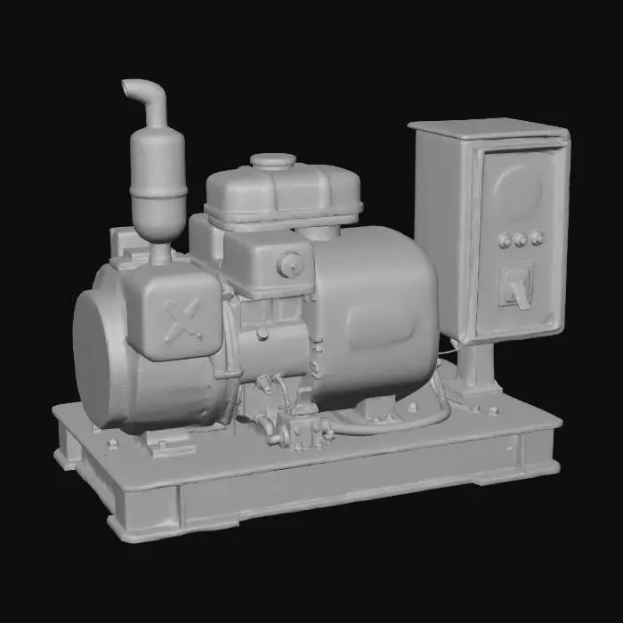 3D model for Rustic Generator