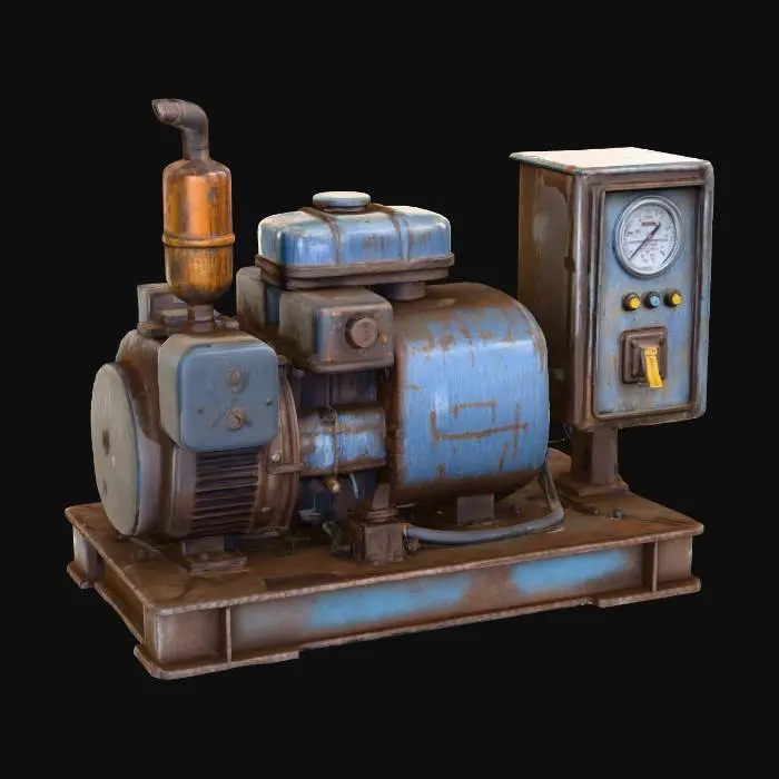 3D model for Rustic Generator