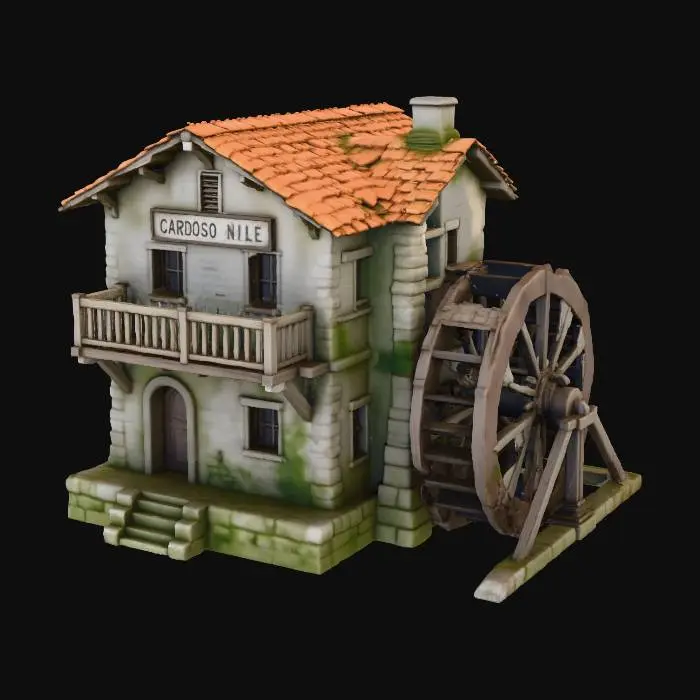 3D model for Old Stone Watermill