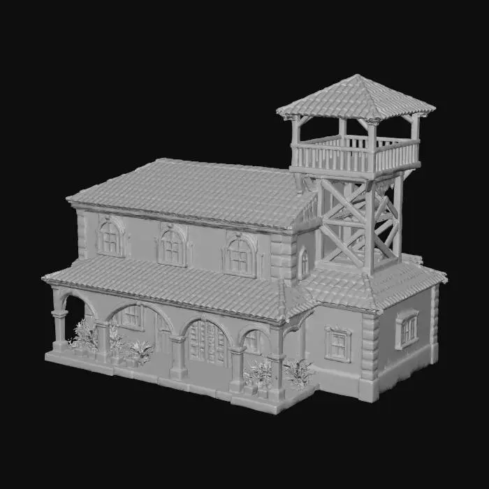 3D model for Rustic Tuscan Villa