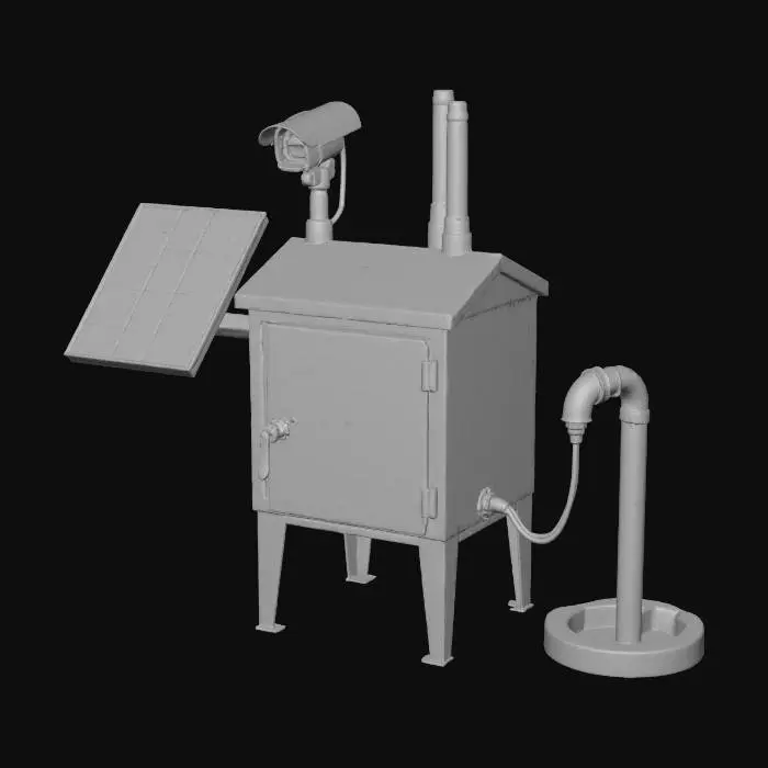 3D model for Solar Monitoring Station