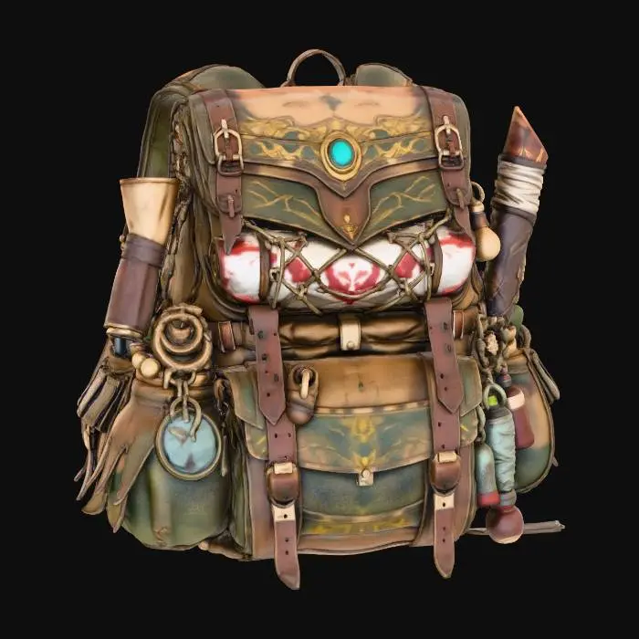 3D model for Explorer's Satchel
