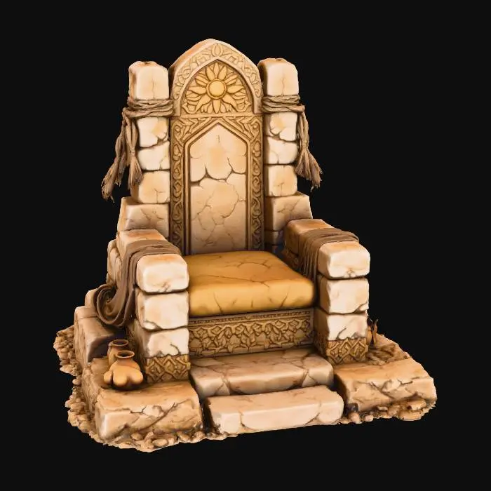 3D model for Stone Majesty Throne