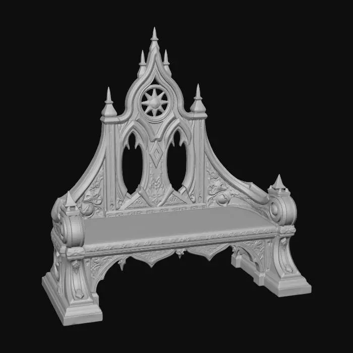 3D model for Enchanted Throne