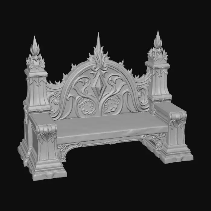 3D model for Enchanted Throne