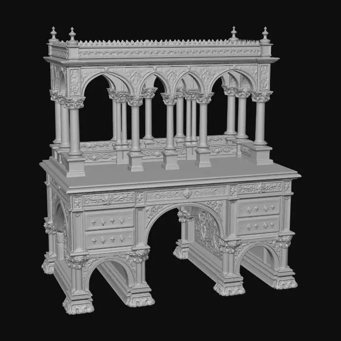 3D model for Gilded Marble Arcade Pavilion