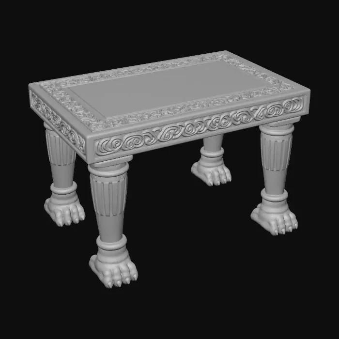 3D model for Lion's Paw Table