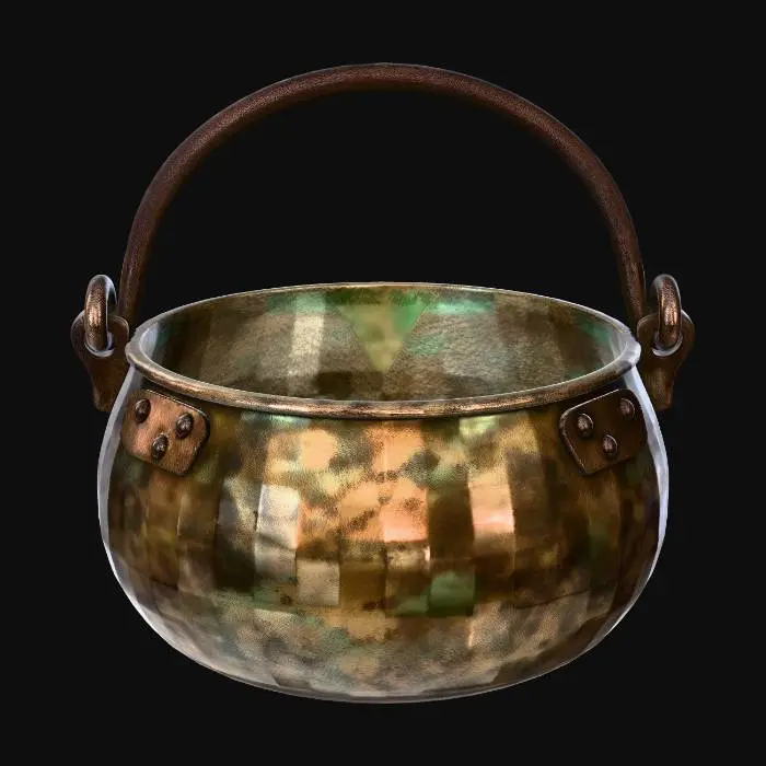3D model for Patinaed Cauldron