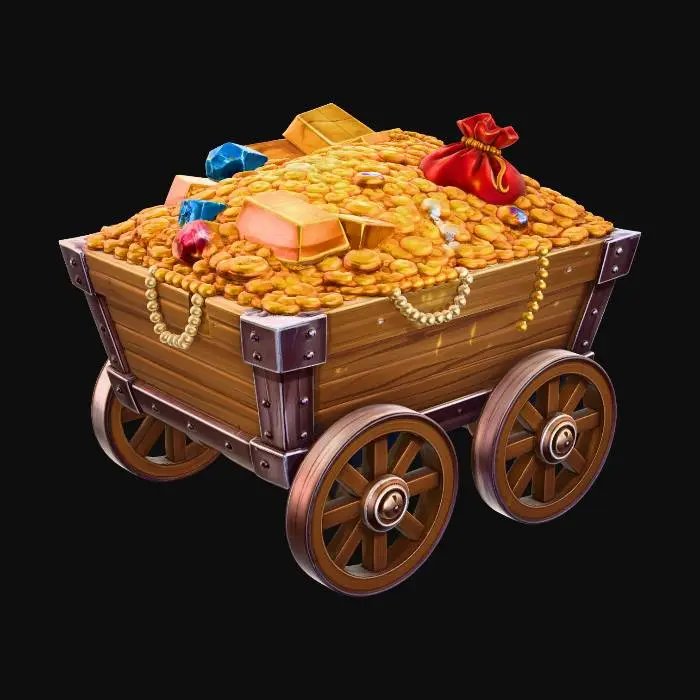3D model for Treasure Cart