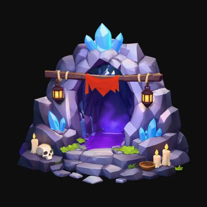 3D model for Crystal Cavern Portal