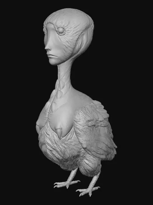 3D model for Feathered Enigma