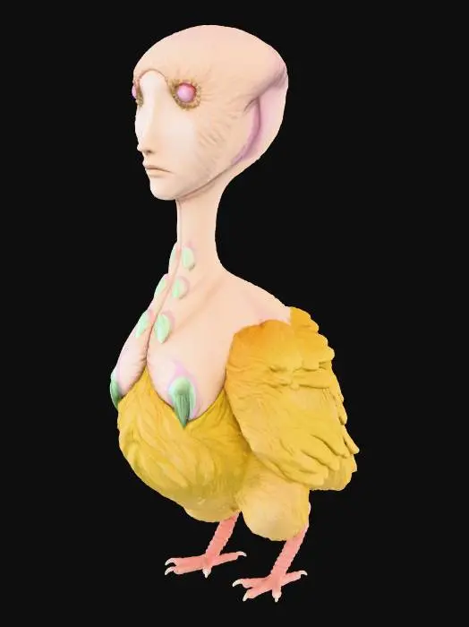 3D model for Feathered Enigma