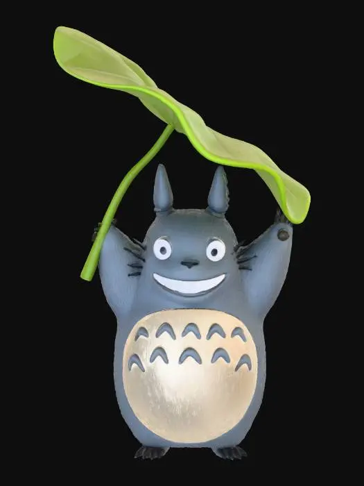 3D model for Forest Spirit with Leaf Umbrella