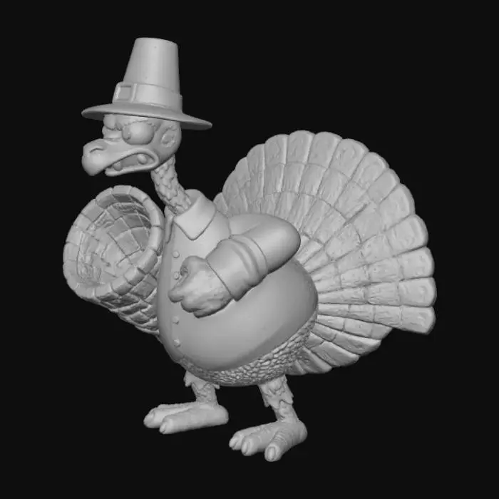 3D model for Pilgrim Turkey Tom