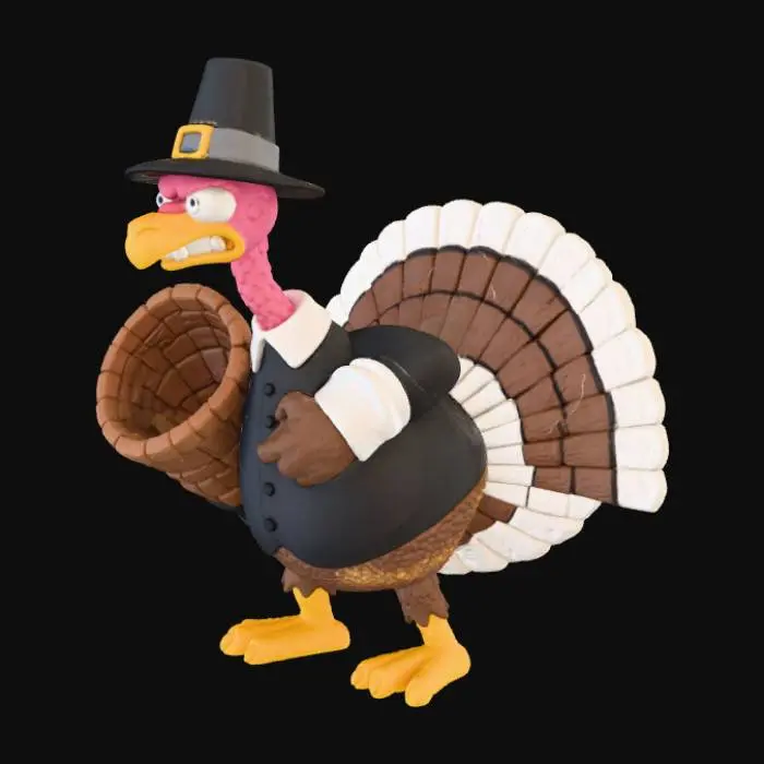 3D model for Pilgrim Turkey Tom