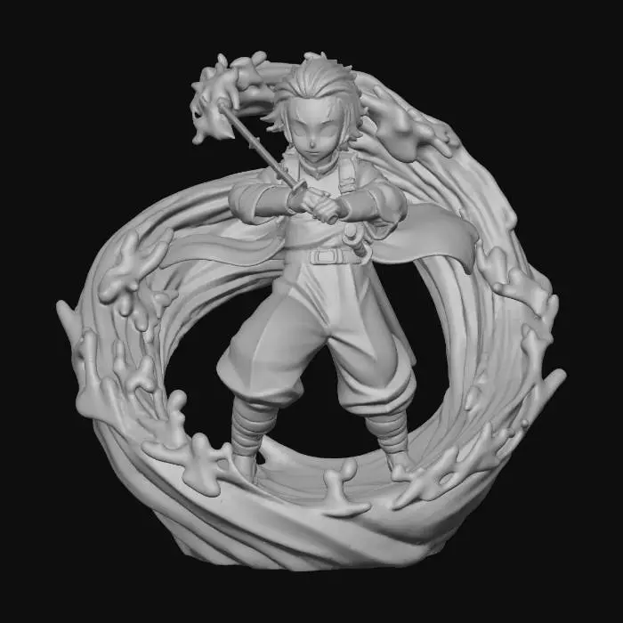 3D model for Water Technique Warrior