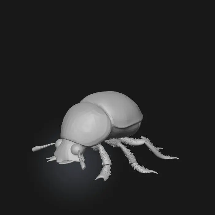 3D model for Spiral Beetle