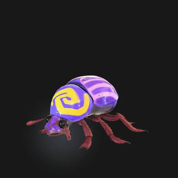 3D model for Spiral Beetle