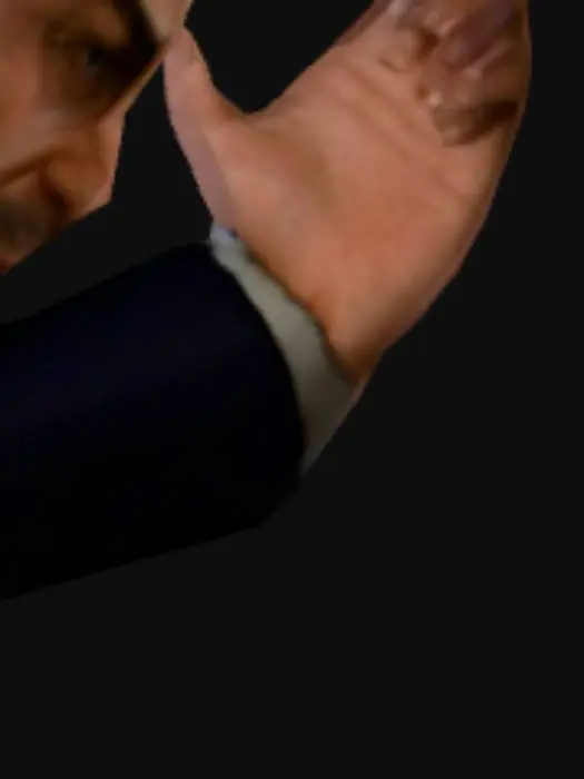 3D model for Dapper Gentleman in Red Bow Tie