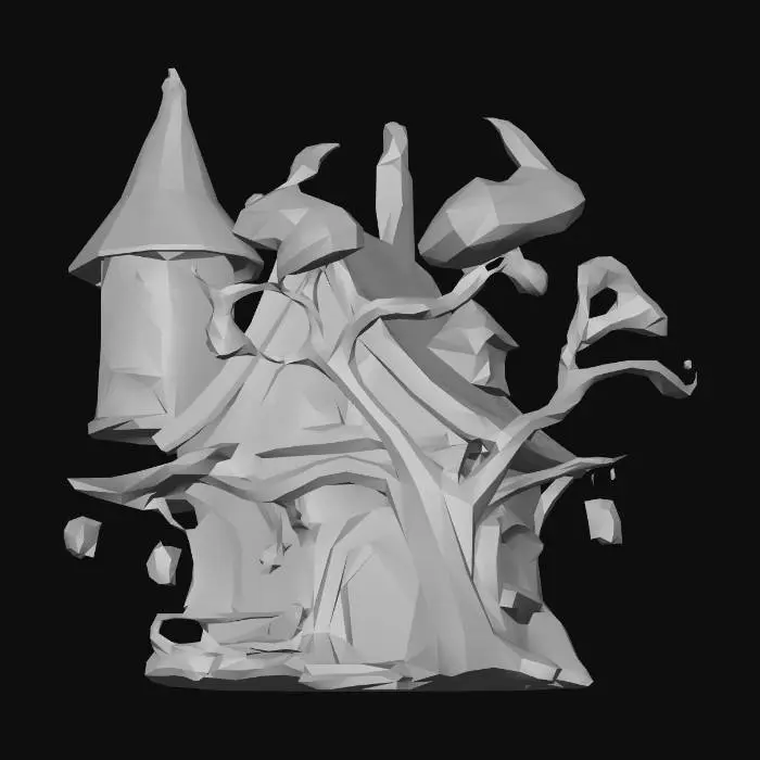 3D model for Wizards house.