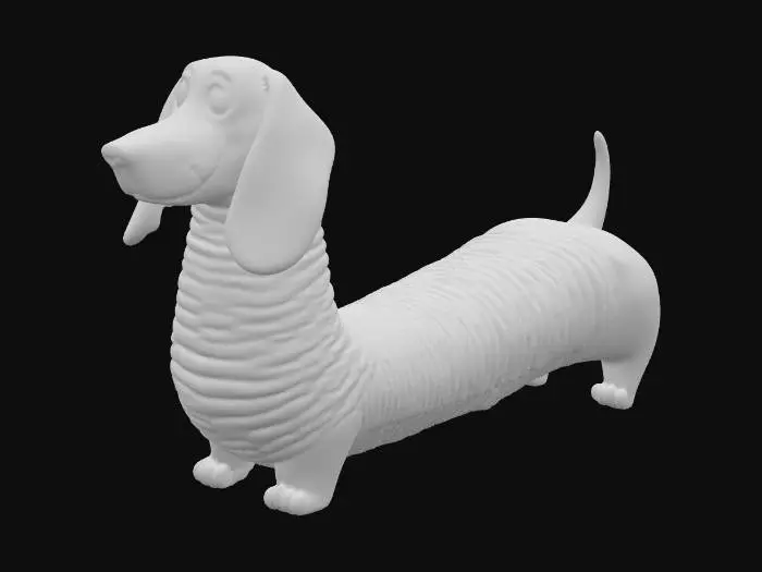 3D model for Dackel