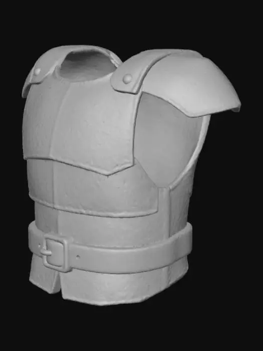 3D model for medieval chestplate