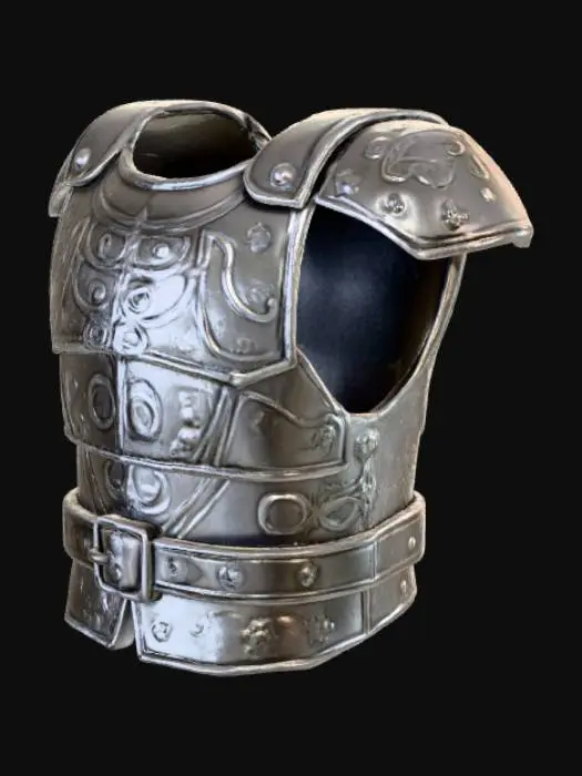 3D model for medieval chestplate