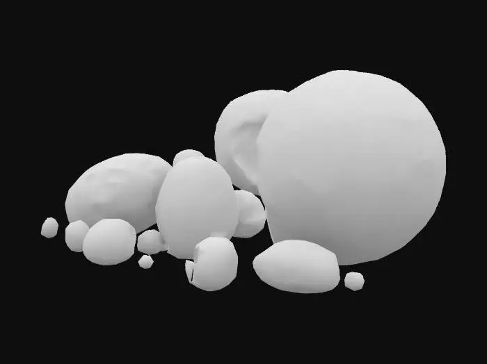 3D model for A giant monstrous spider eggs, covered in magical blue spider webs, pdotecting it