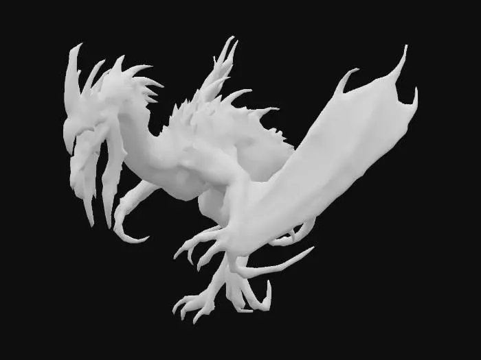 3D model for Winged Cockatrice Legend