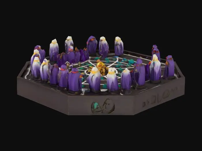 3D model for Make a DROW style SAVA board, very similar to this reference image.   SAVA is similar to a Chess board.  