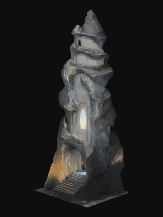 3D model for Make a full tower almost 95% similar to this, but only make the tower, no background