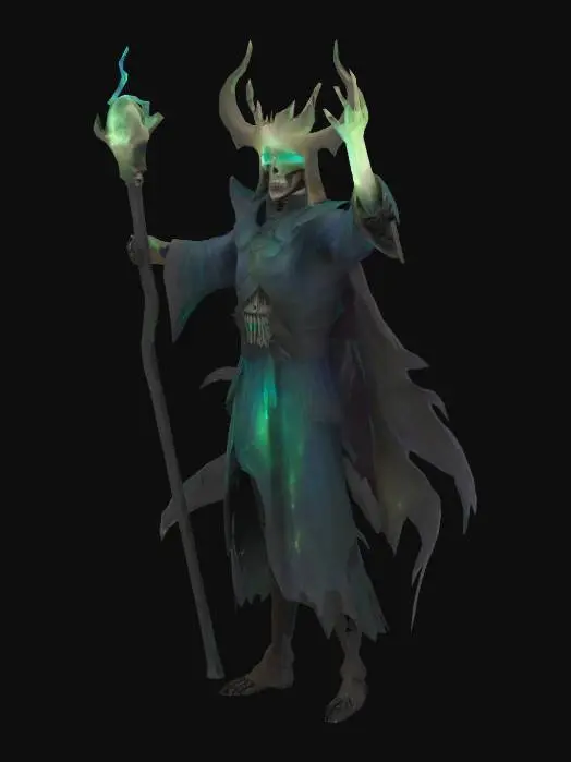 3D model for Make Wizard in a T pose