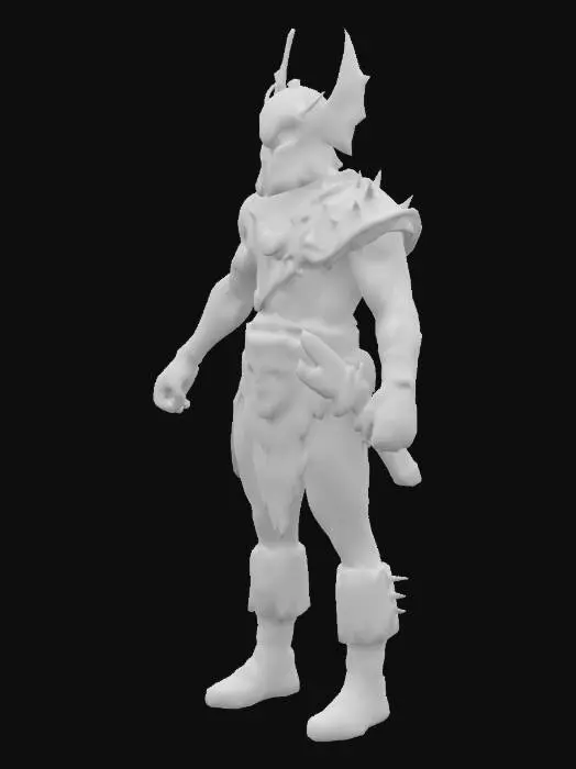 3D model for Warrior of the Abyss